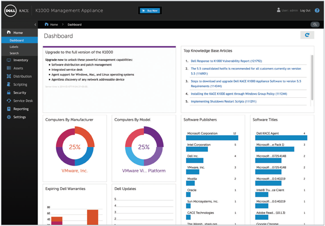 Dell Kace K1000 Systems Management Appliance Express