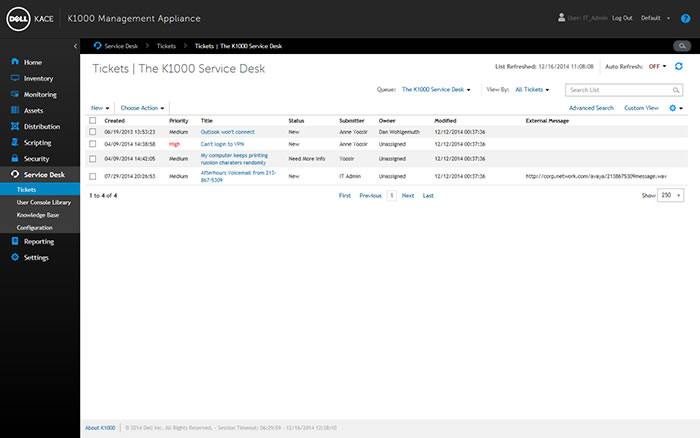 Dell Service Desk Management Deployandmanage Com